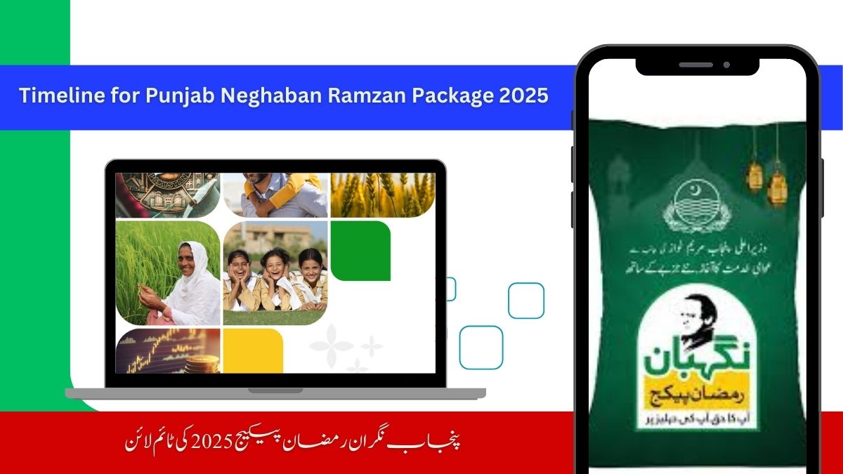 Timeline for Punjab Neghaban Ramzan Package 2025